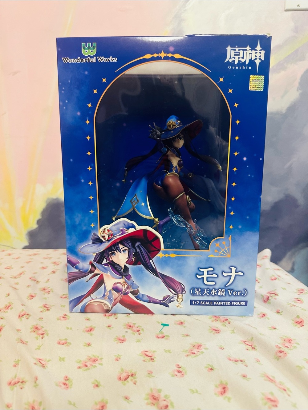 Genshin Mona 1/7 Scale Painted Figure - Blue/Purple